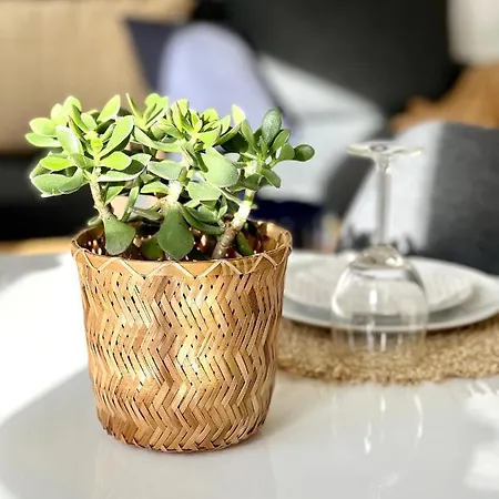 Apartment Boho Apartment: Netflix + Balcony + Bathtub *